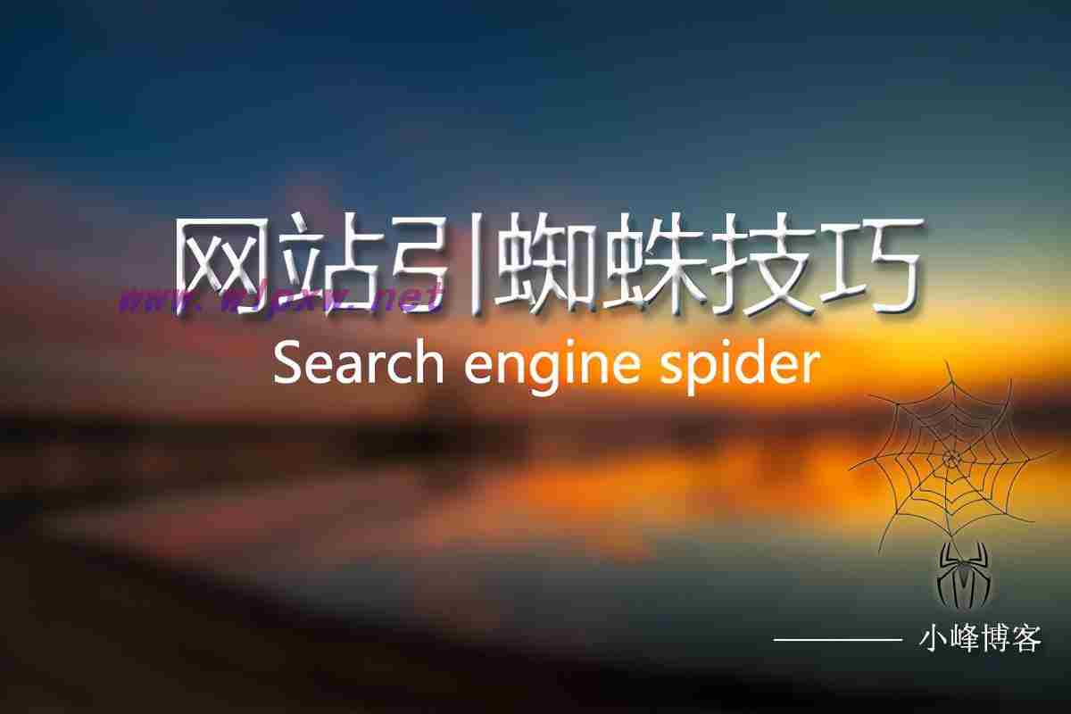 搜索引擎蜘蛛是靠引导的嘛